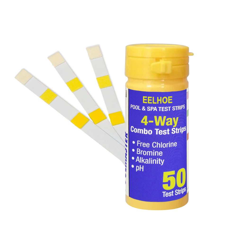 

50pcs/Bottle Water Quality Pool Test Paper Residual Chlorine PH Value Test, 501 Original