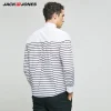 JACK & JONES Brand 2018 NEW regular COTTON smart casual style full length sleeves turn-down collar male shirts |217105508