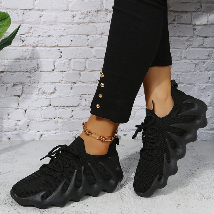 Mature Women Sneaker Plus Size Soft Sole Shoes