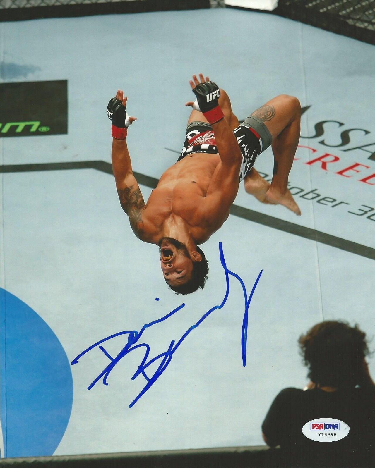 Dennis Bermudez Signed UFC 8x10 Photo Poster painting PSA/DNA COA Picture Autograph 171 160 157