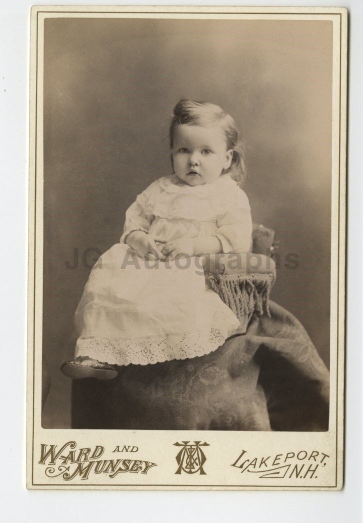 19th Century Young Child Portrait - Lakeport, NH - Cabinet Card Photo Poster paintinggraph