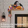 2pcs DIY Diamond Painting Halloween Door Corner Frame Wood(Halloween atmosphere)