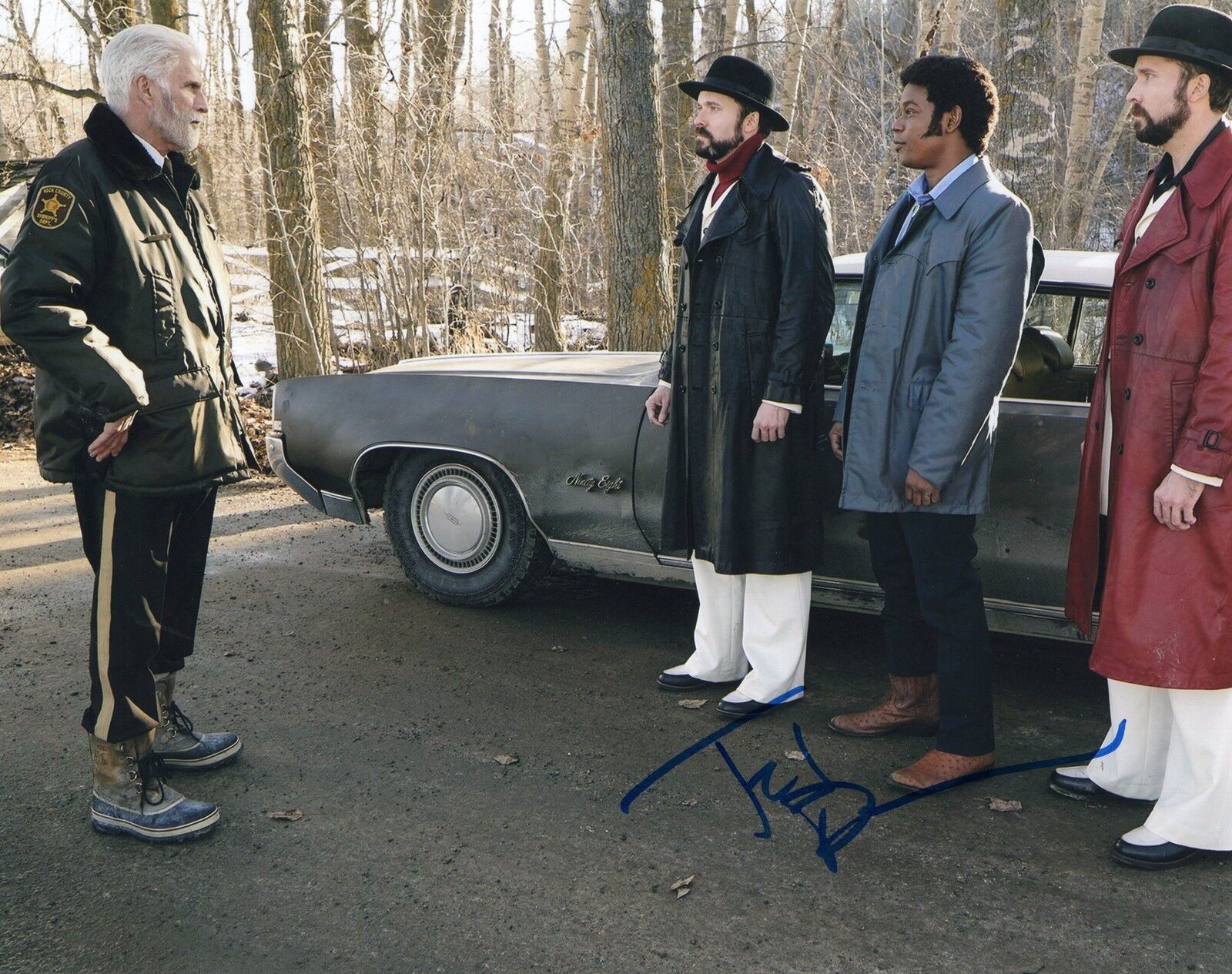 Ted Danson Fargo TV Show Cheers Hank Larsson Hand Signed 8x10 Photo Poster painting w/COA