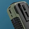 Mini Hanging Neck Fan USB Rechargeable 6000Mah for Indoor Outdoor (Green)