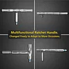 DIY screwdriver 24 in 1, switchable screwdriver shape to adapt to various home repairs, cool home repair tool box, compact and portable, does not take up space ratchet screwdriver