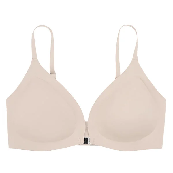 (3 vnt = 39€) Priekinis mygtukas šilko liemenėlė be plieninio žiedo 细肩内衣 James Yang