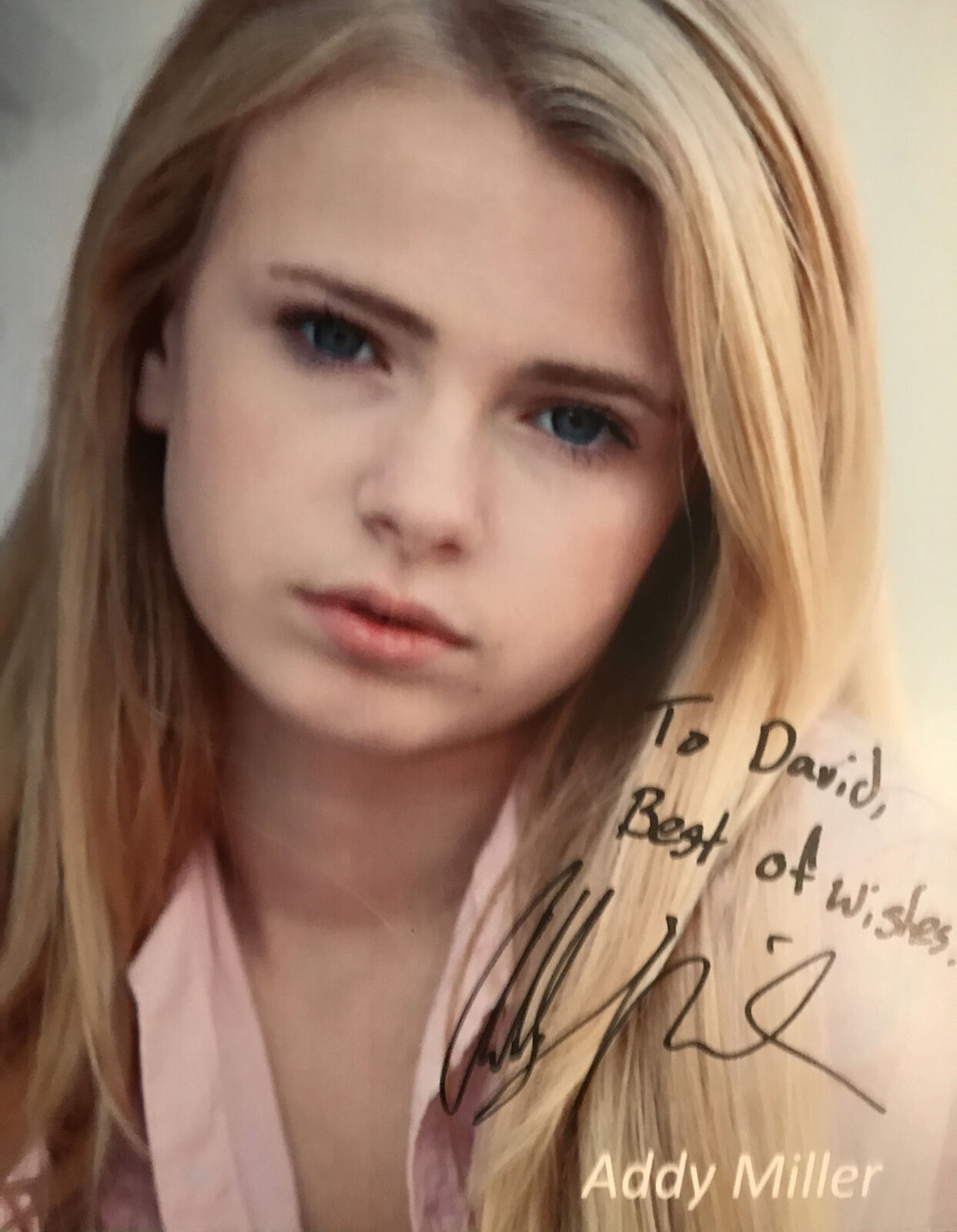 RARE! Teen Addy Miller The Walking Dead Hand Signed / Autographed 8x10 Photo Poster painting