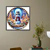 uk.everydayedeals Diamond Painting - Round AB Drills - Xmas Snowman(45*45cm)