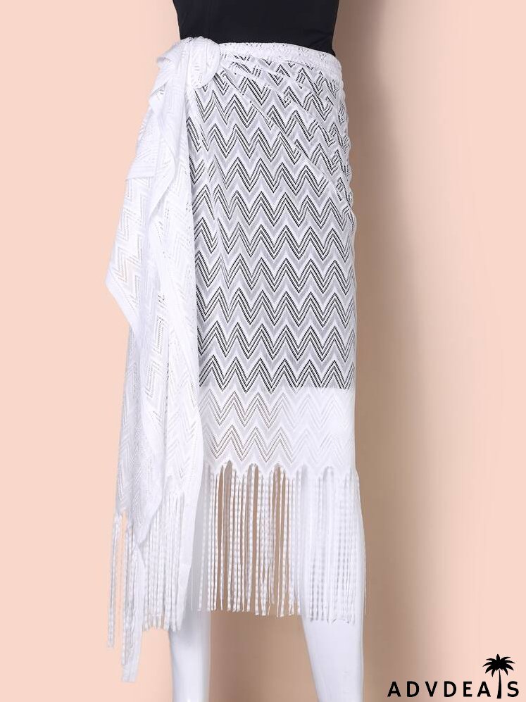 Chevron Pattern Shawl Scarf