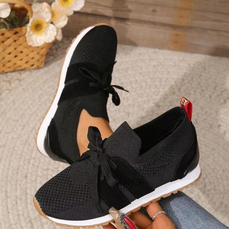 Mature Women Flats Shoes Casual Walking Wedges Shoes
