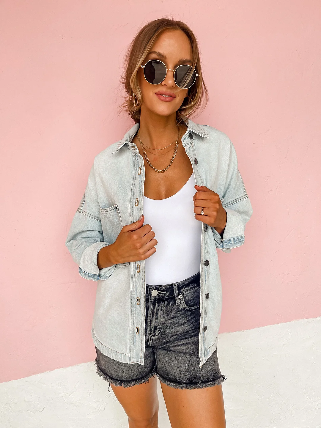 Breakaway Denim Shacket
