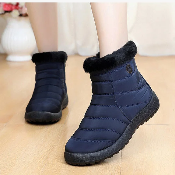Snow Boots For Women Winter Warm Ankle Short Bootie Casual Waterproof Shoes Warm Shoes Woman Comfort Boots Comfortable
