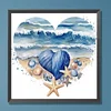 Diamond Painting-DIY Full Round Drill Love Starfish