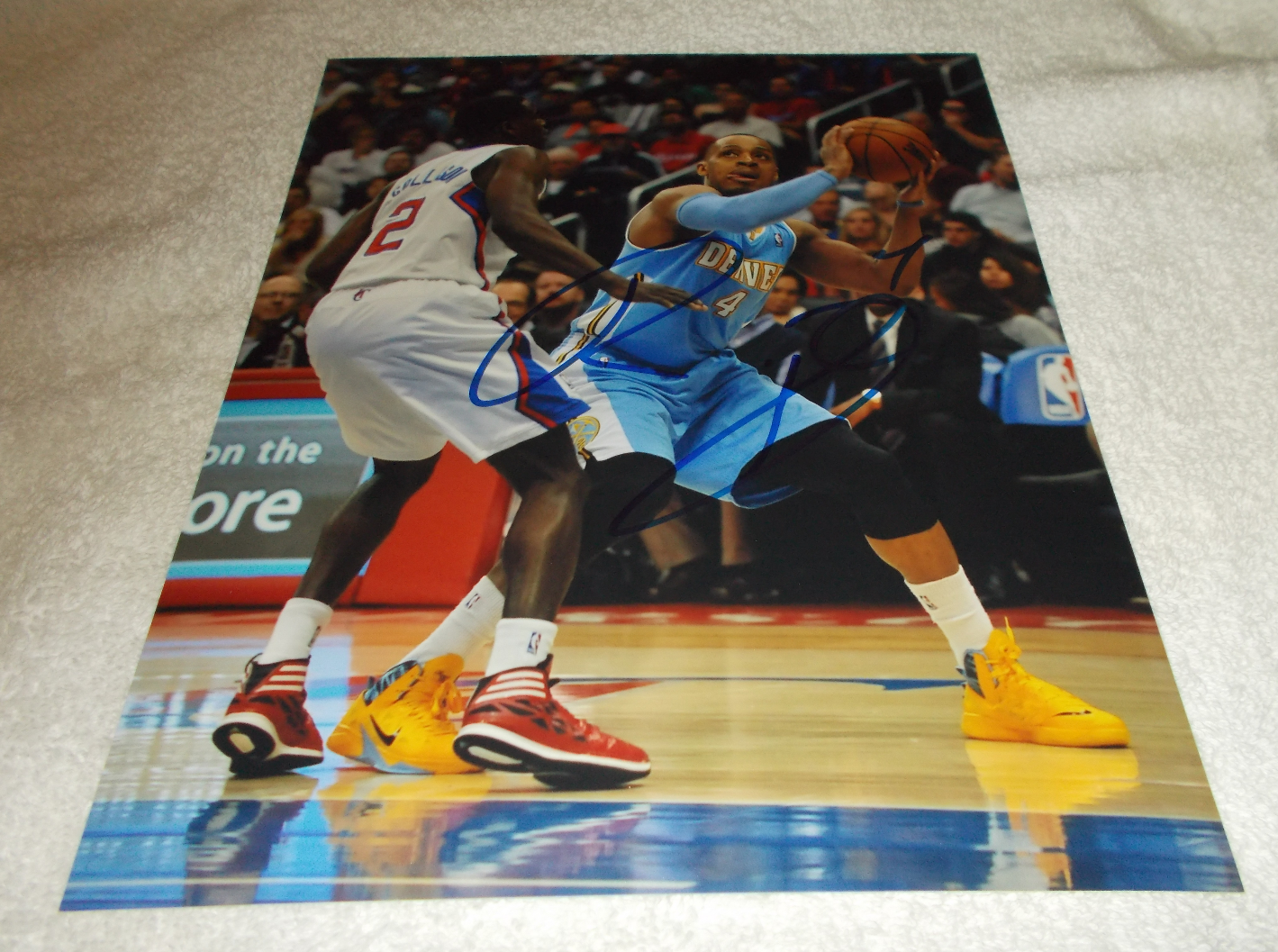 RANDY FOYE Denver Nuggets SIGNED AUTOGRAPHED 8x10 Photo Poster painting COA Basketball