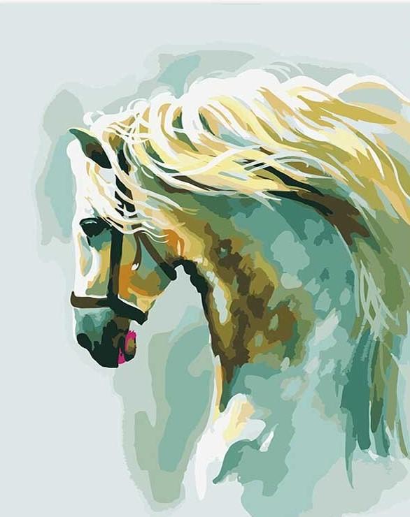 

Abstract Horse – Paint By Numbers - 40*50CM, 501 Original
