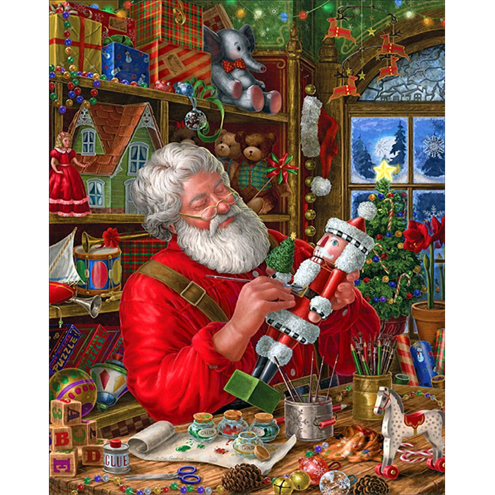 Дед мороз приготовил подарки трех типов. Мастерская Санта Клауса. Новогодняя мастерская Деда Мороза. Мастерская Деда Мороза игрушки. Сказочная мастерская Деда Мороза.