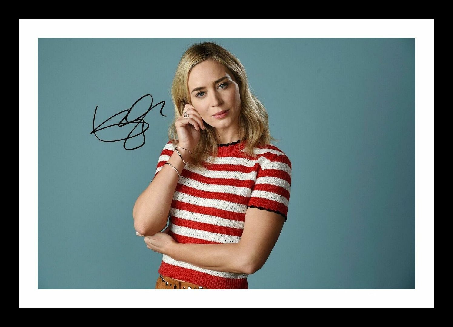 Emily Blunt Autograph Signed & Framed Photo Poster painting 1