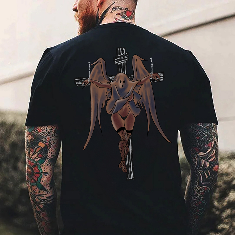 THE GHOST ON TRIAL Graphic Print T-shirt