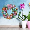 DIY Special Shaped Drills Diamond Painting Flower Wreath Kit