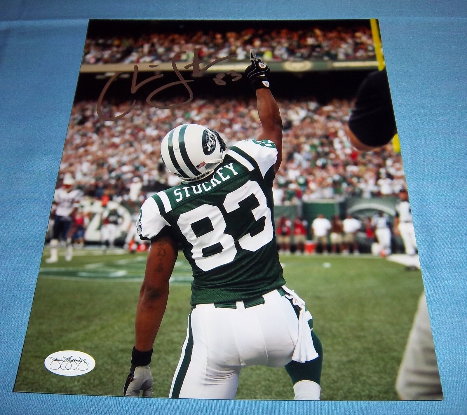 NY Jets Chansi Stuckey Signed Autographed 8x10 Photo Poster painting Clemson JSA B