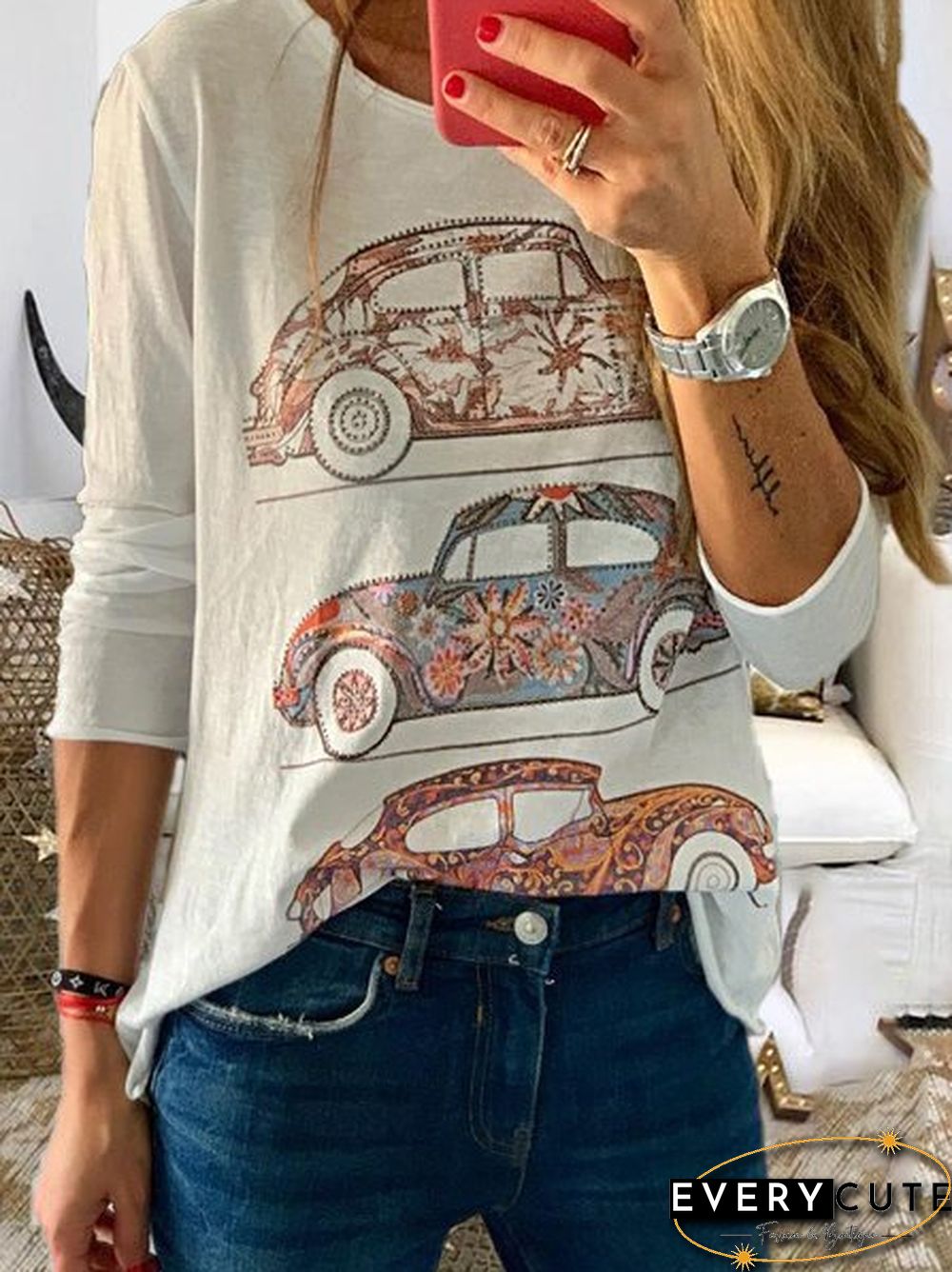 Casual Long Sleeve T-shirt