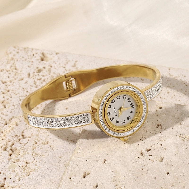 Elegant Solid Color Quartz Women’s Watches