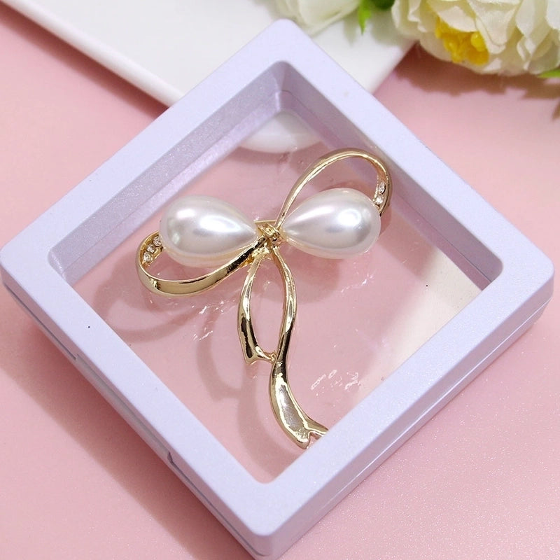 Basic Modern Style Classic Style Pin Animal Flower Alloy Plating Inlay Artificial Pearls Rhinestones Women’s Brooches