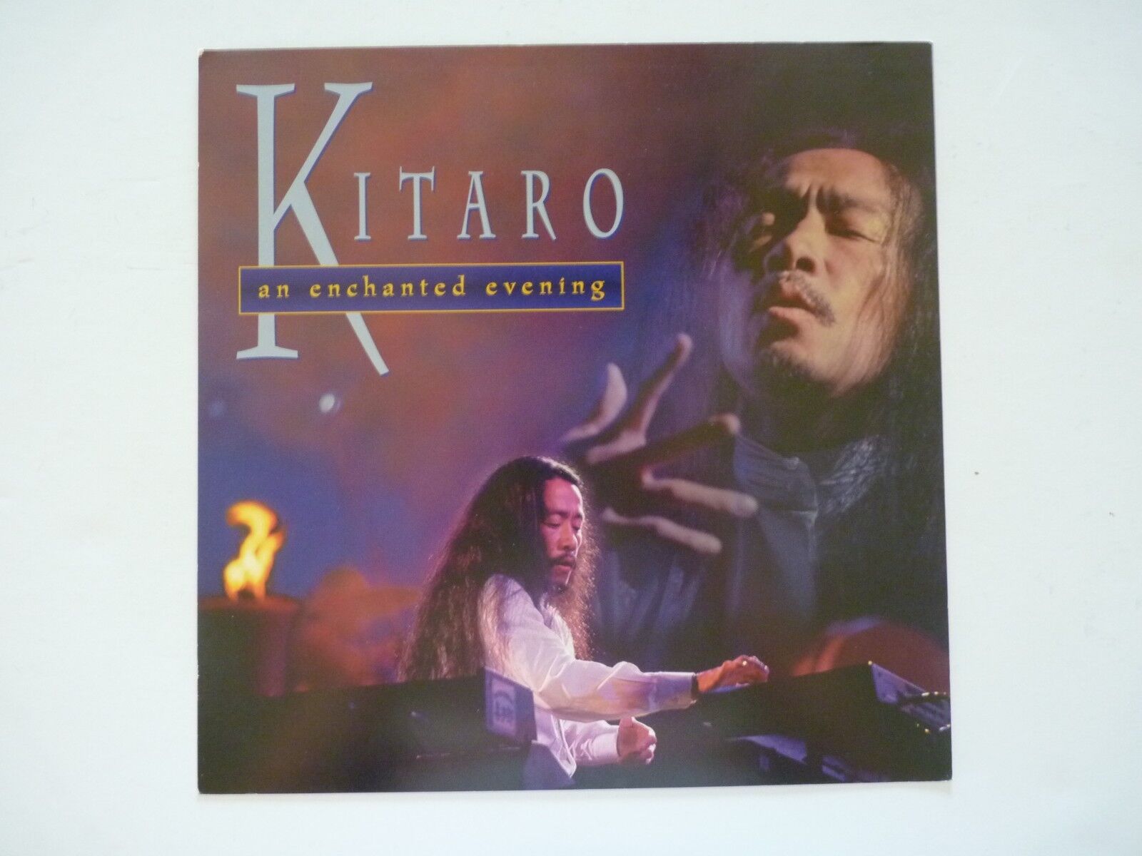 Kitaro an Enchanted Evening LP Record Photo Poster painting Flat 12x12 Poster