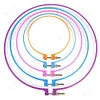DIY Sewing-5pcs Plastic Cross Stitch Embroidery Hoop Ring Craft