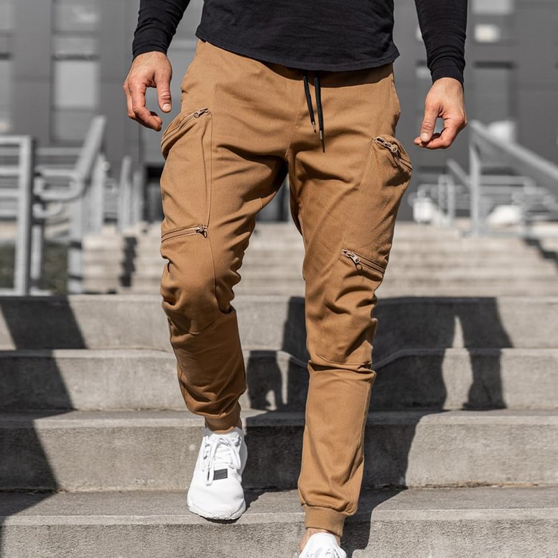 Men's Comfortable Multi-Pocket Cargo Casual Pants - Krazyskull