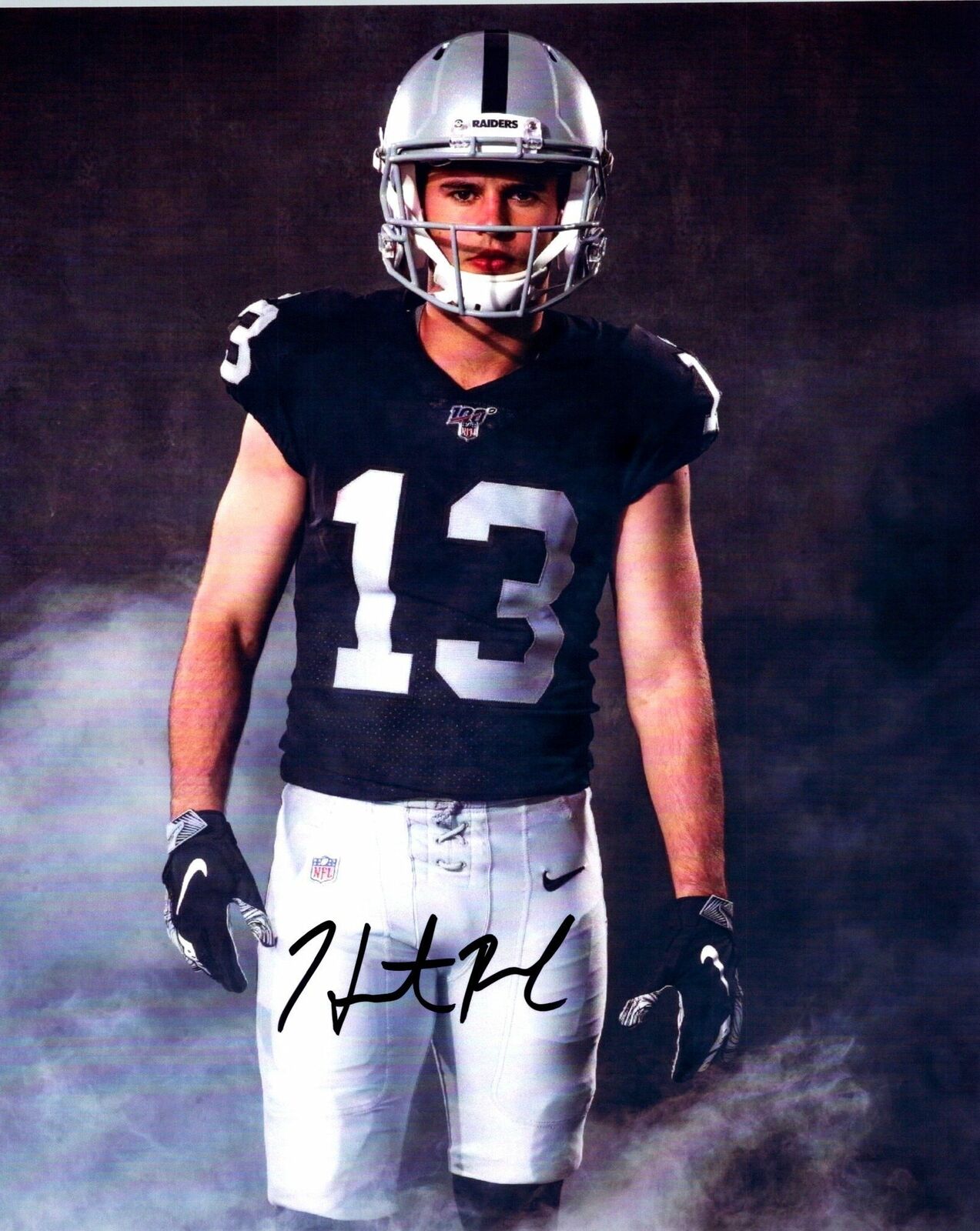 Hunter Renfrow Signed 8x10 Photo Poster painting - Las Vegas Raiders - NCAA NFL COA