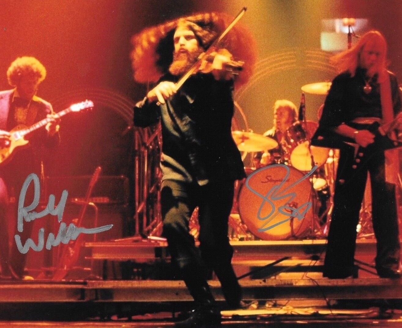 * KANSAS BAND * signed autographed 8x10 Photo Poster painting * RICH WILLIAMS & PHIL EHART * 6