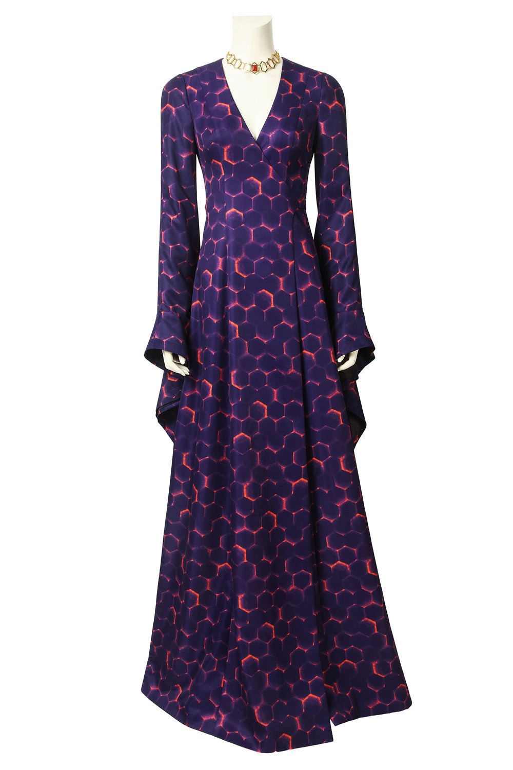 Melisandre Game of Thrones Cosplay Costume Purple Dress