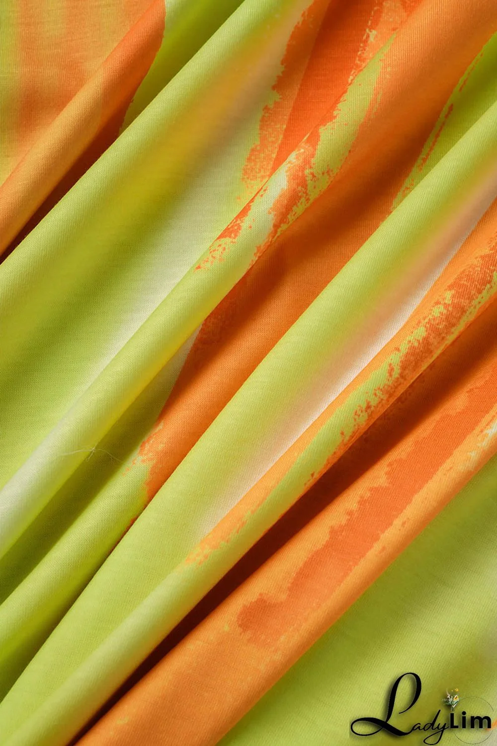 Yellow Sexy Print Patchwork Spaghetti Strap Sling Dress Dresses