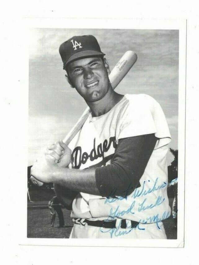 Ken McMullen Los Angeles Dodgers 1960's 3 1/2 x 5