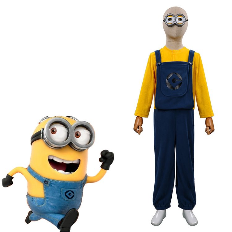 Minions: The Rise of Gru Minions Cosplay Costume Outfits Kids Children Halloween Carnival Suit