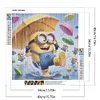 Minions - Rundbohrer Diamantmalerei - 40*40cm