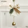 Lovely Plush Christmas Tree Bell Hanging Decor
