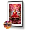Buddha-Statue - runder Bohrer Diamantmalerei - 40 * 70 cm (große Größe)