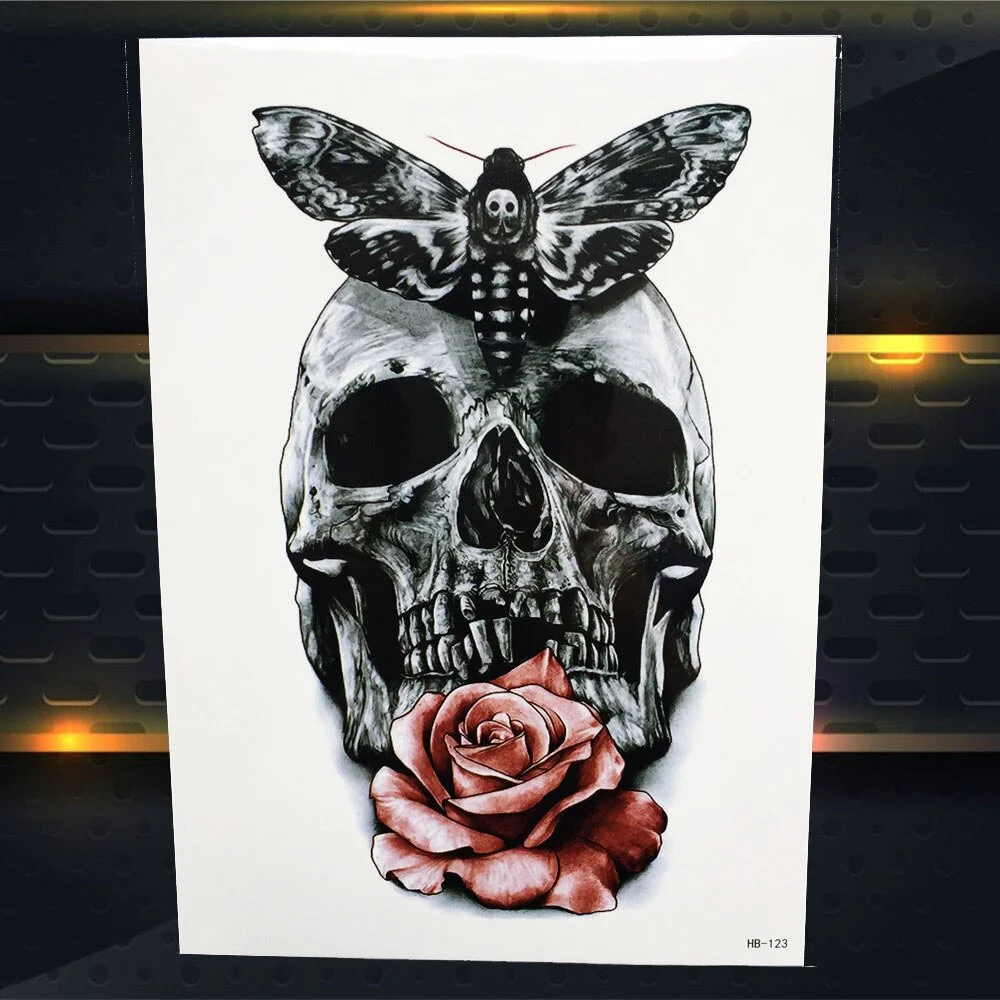 New Beautiful Diamond Whale Dolphin Temporary Tattoo Waterproof 3D Arrow Fish Tatoo For Men Women Body Art Fake Tattoo Stickers