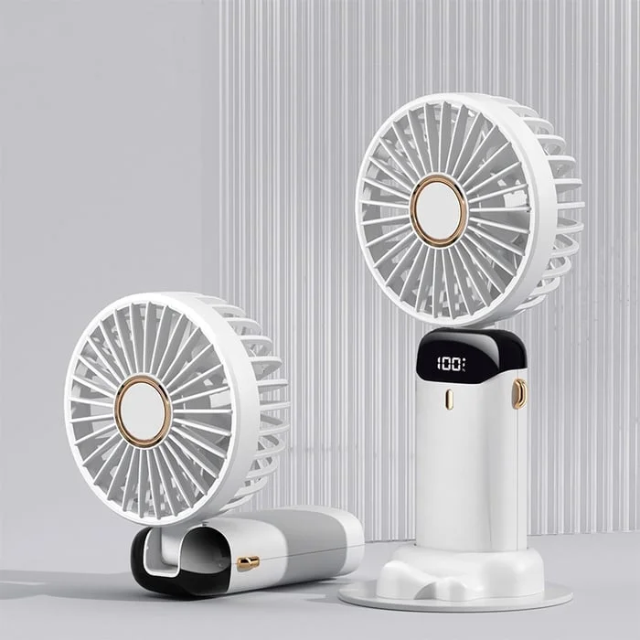 New Upgrade LED Mini Handheld Fan