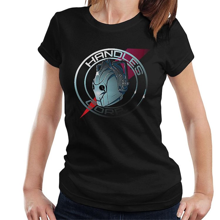 Cyberman Handles Corp Doctor Who Women's T-Shirt