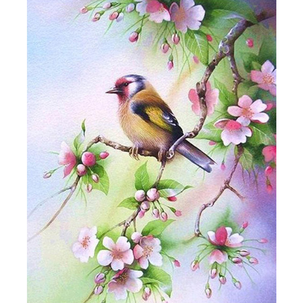 

30*40CM - Round Drill Diamond Painting - Bird, 501 Original