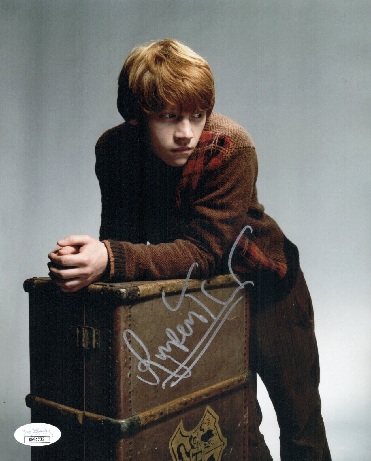 RUPERT GRINT Signed HARRY POTTER's RON WEASLEY Photo Poster painting Autograph JSA COA