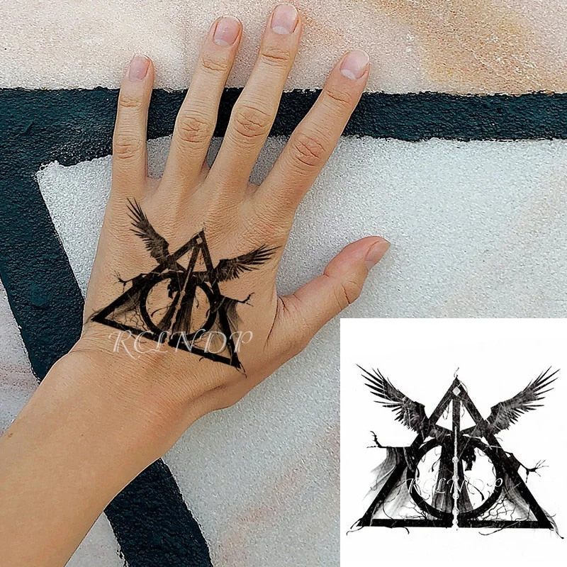 Waterproof Temporary Tattoo Sticker owl bird animal Fake Tatto Flash Tatoo Hand Arm middle size art Tattoos for boy Women Men