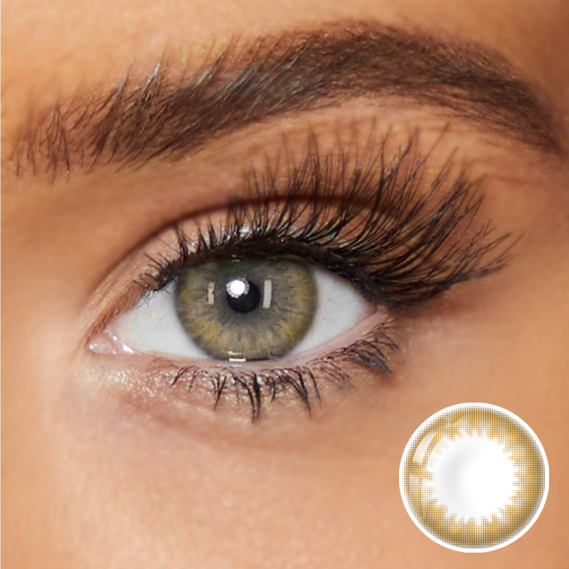 Mochi Brown Contact Lenses For Daily Wear 14.2mm