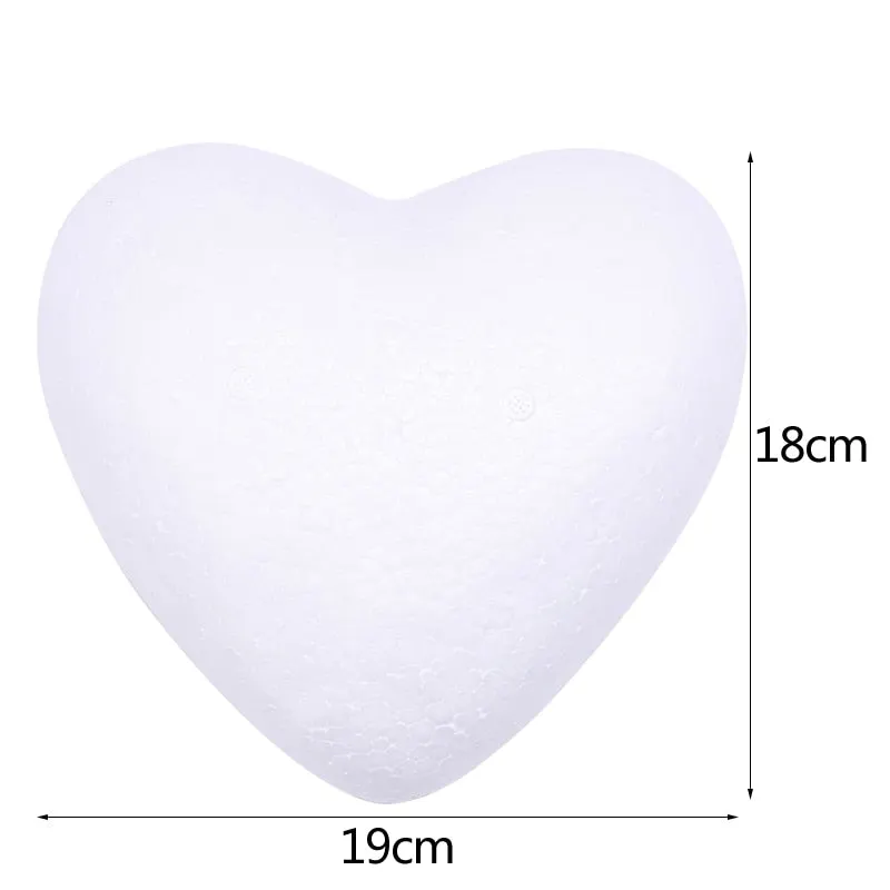 1Pcs Modelling Polystyrene Styrofoam White Foam Bear Mold Teddy For Valentine's Day Gifts Birthday Party Wedding Decoration