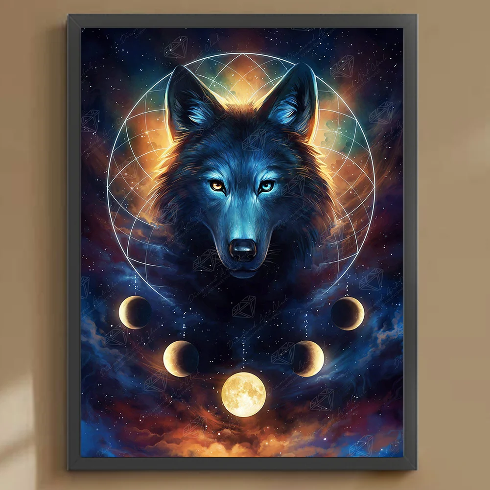 Diamond Painting - Full Round Drill - Wolf(Canvas|30*40cm)
