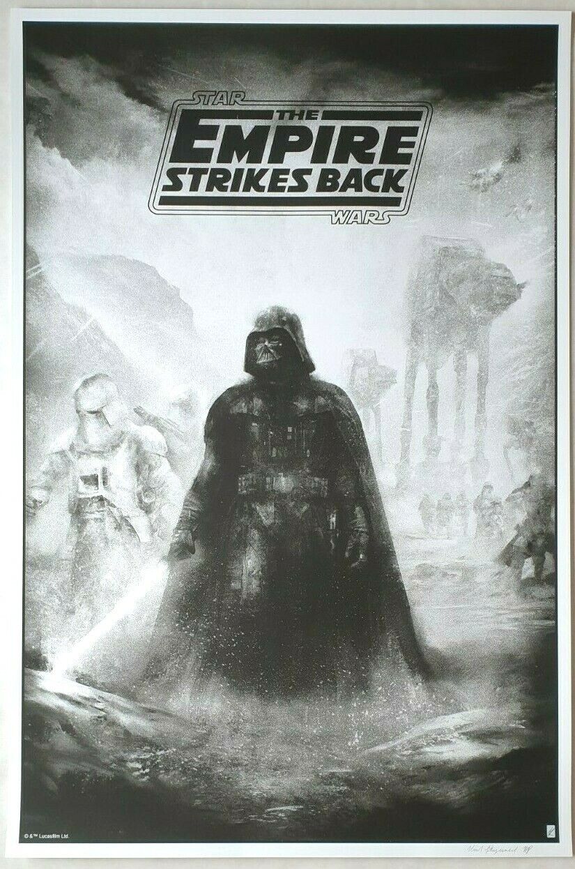 KARL FITZGERALD - STAR WARS EMPIRE STRIKES BACK Screen Print VARIANT Poster