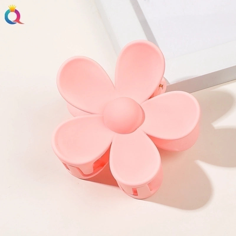 Women’s Fashion Flower Plastic Handmade Hair Claws